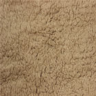 Commercial Suede Sherpa Fur Fabric Bonded With Sherpa 100% Polyester