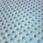 Warp Knitted Minky Dot Fabric By The Yard Customized Color For Garment