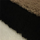 Knitted  Fake Sherpa Lined Suede Fabric Plain Style For  Pullover