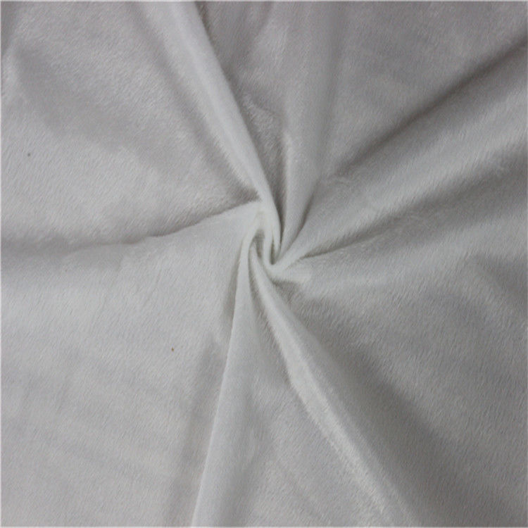 100% polyester soft velboa fabric